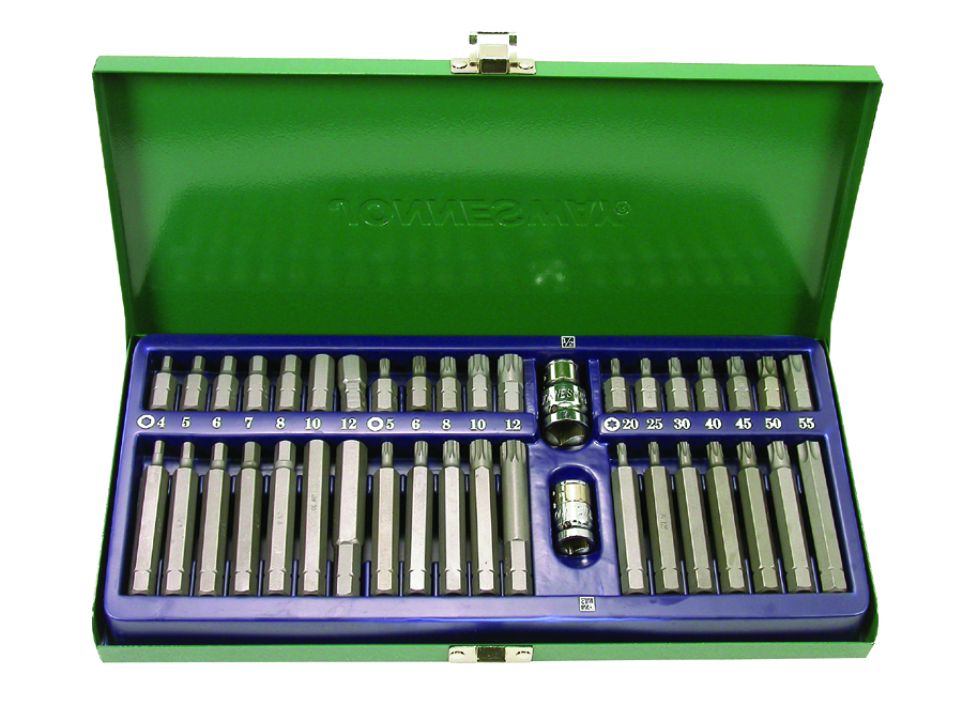 ZESTAW MOCNYCH BITOW TORX IMBUS SPLINE 40SZT