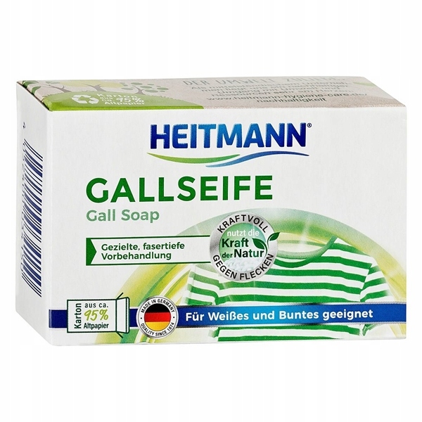 

Heitmann Gallseife Mydełko Na Plamy 100g De