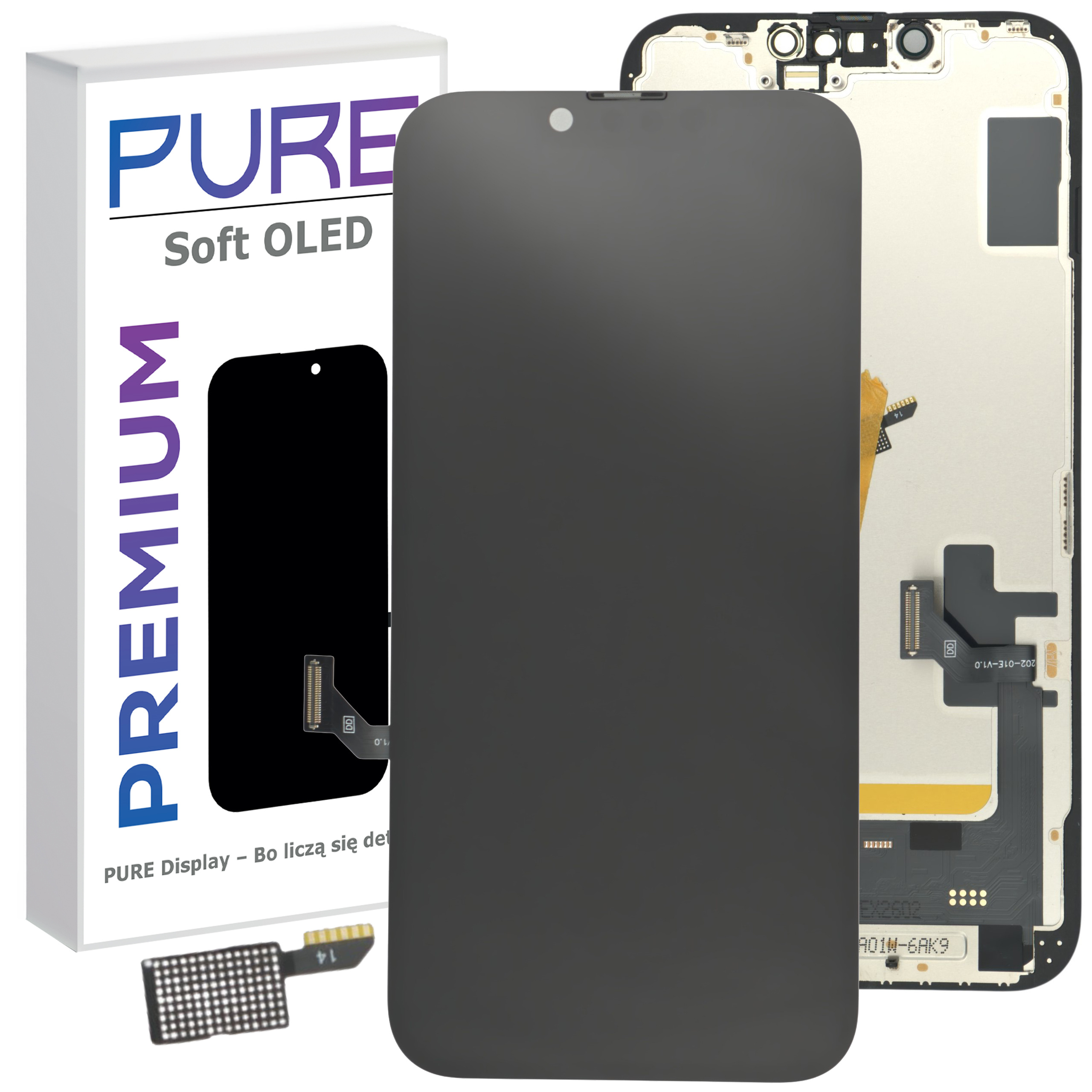 Pure LCD displej pro Apple iPhone 16e Soft Oled Fhd IC