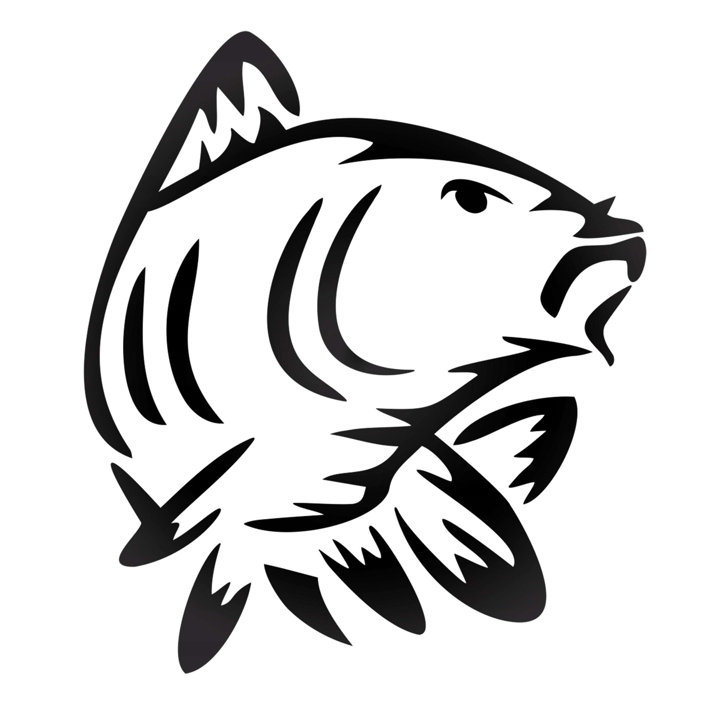 

Naklejka Samochodowa Wędkarski Sznyt Karp Odblask