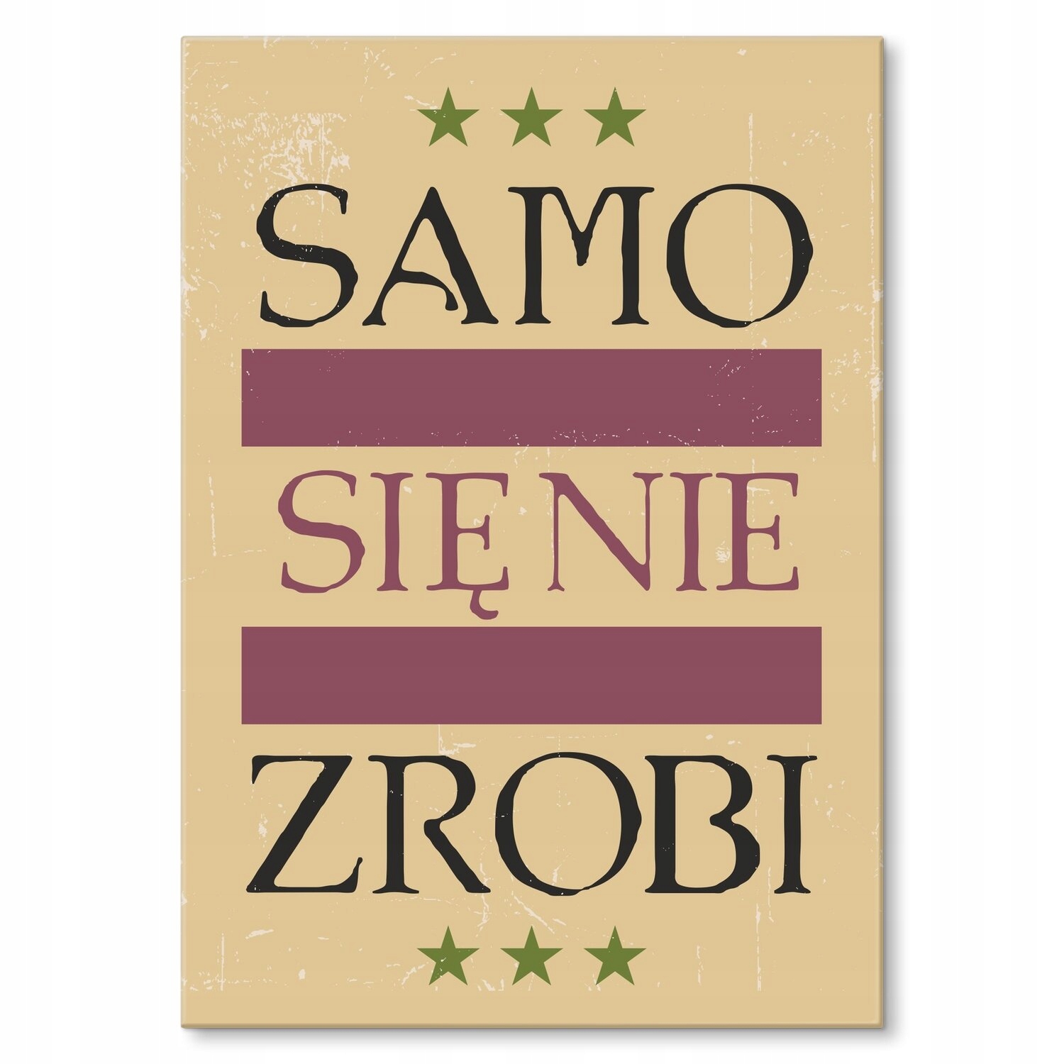 Kovový plakát se sám neudělá Dárek 30 x 42 cm