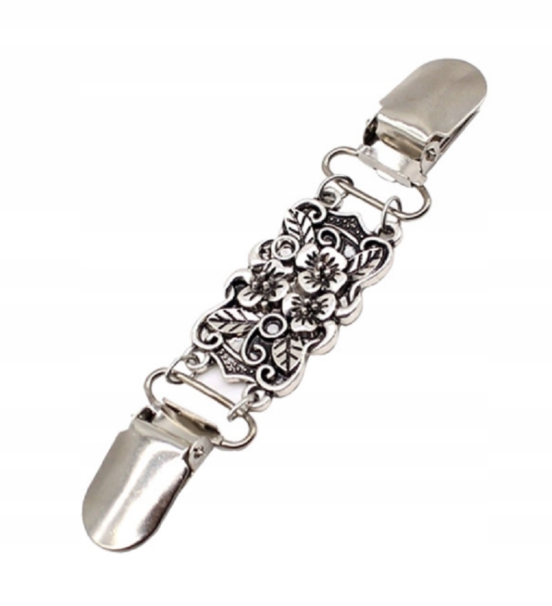 PASEK BEZ KLAMRY ŻABKA PRZYPINKA SPINACZ TALIA PAS