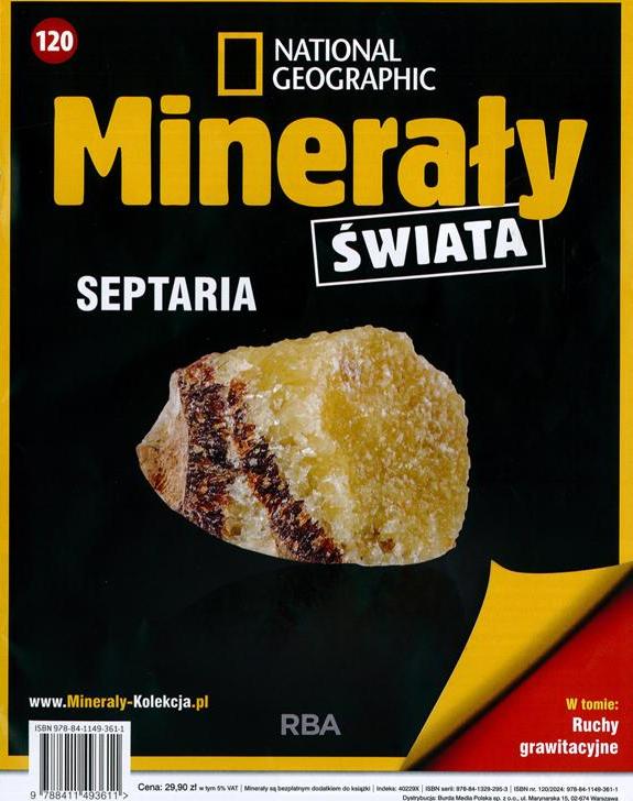 KOL. MINERAŁY ŚWIATA nr 120 -SEPTARIA