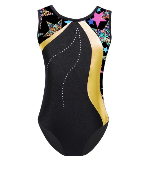 

Premium Body Gimnastyczne Gwiazdki Czarne 122/128