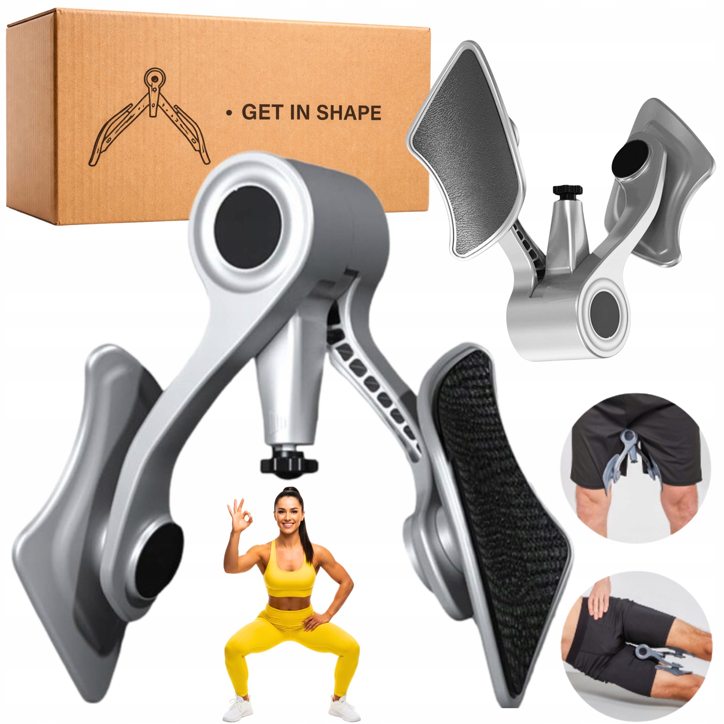 Motýlek posilovač svalů Kegelu pánevního stehna Cvičení pro držení moči