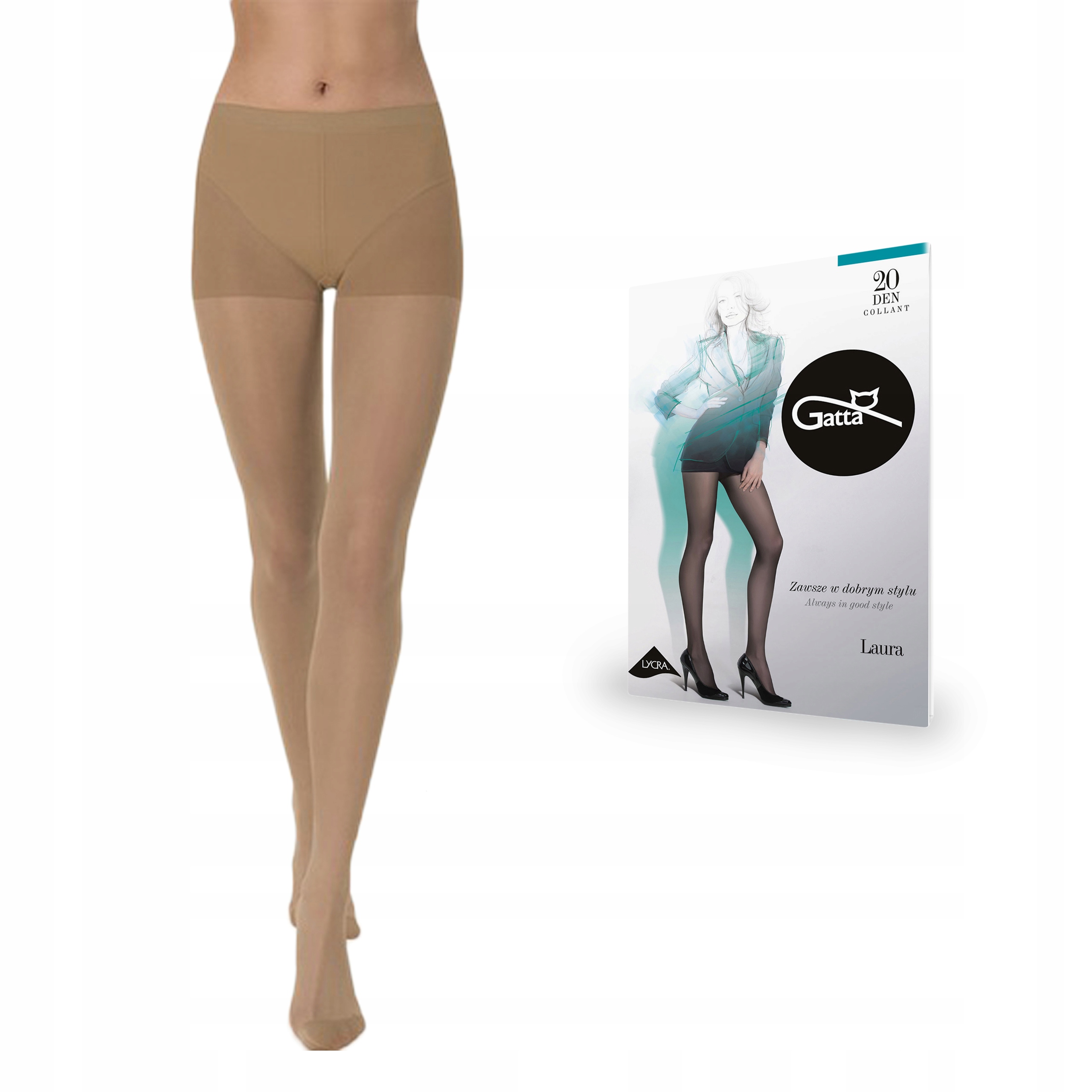 

Rajstopy Gatta Laura 20 den lycra, Playa 2-S