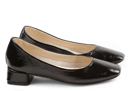 Repetto Dámské Polobotky Černé Lakované S Nízkým Podpatkem 38 3DA