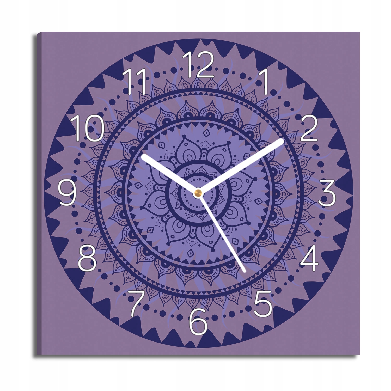 hodiny canvas Rozeta mandala květina do obývacího pokoje 30x30