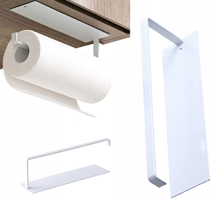 Uchwyt na kuchenny ręcznik papierowy Loft Wieszak Kolor biały