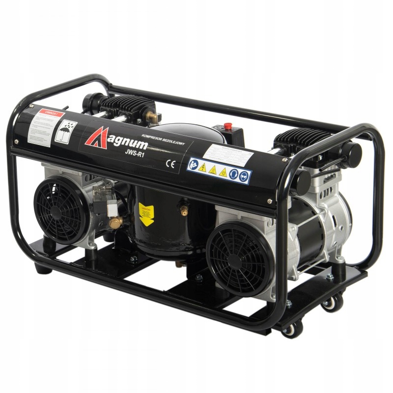 KOMPRESOR STOMATOLOGICZNY 12L CICHY 68dB BEZ OLEJU Rodzaj sprężarka tłokowa