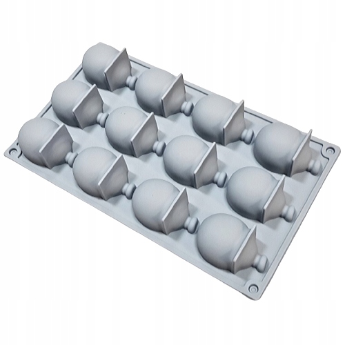 FORMA FOREMKA SILIKONOWA BALONY CIASTKA CZEKOLADKI NA TORT KOSTKI LODU 682 Długość 29.3 cm