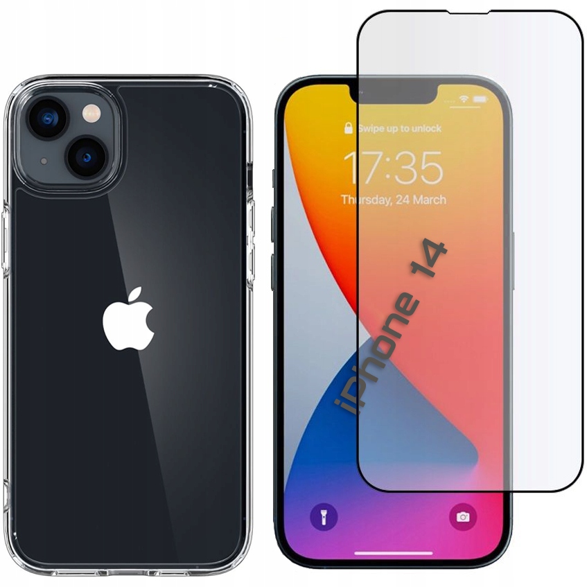 

Etui Pancerne Clear Case Szkło Do Iphone 14
