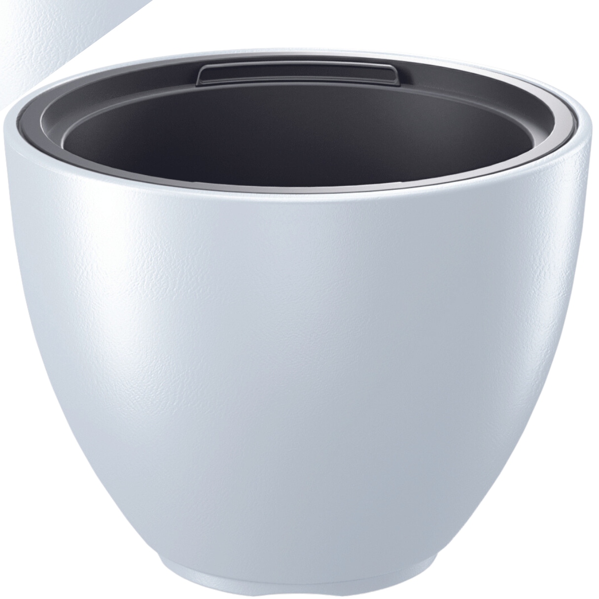 Donica duża mrozoodporna okrągła 570mm biała