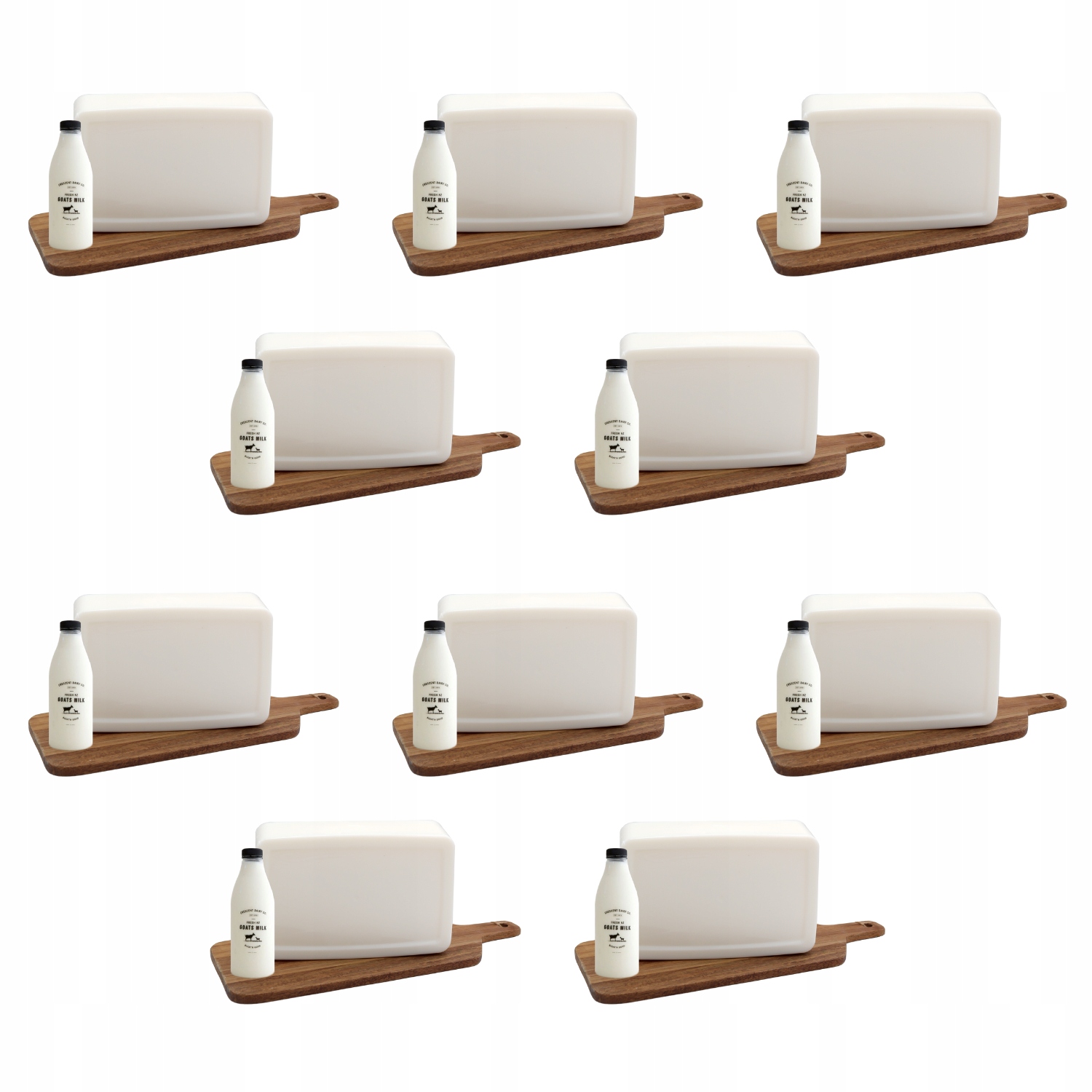 Mýdlová báze Kozí mléko Goat Milk, sada 10 x 1 kg