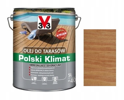 

V33 Olej Do Tarasów Polski Klimat Tek 3V3 5L