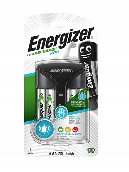 Energizer Nabíječka PRO+4AA Acu HR6 Pow+ 2000 mAh