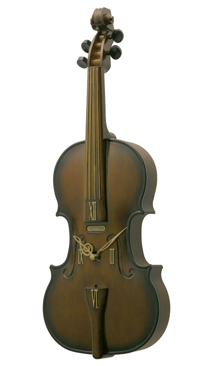 Elegantný Hudobný Nástenný Hodinový Stroj Rhythm Melódie Husle Senzor 4MHA03WD06