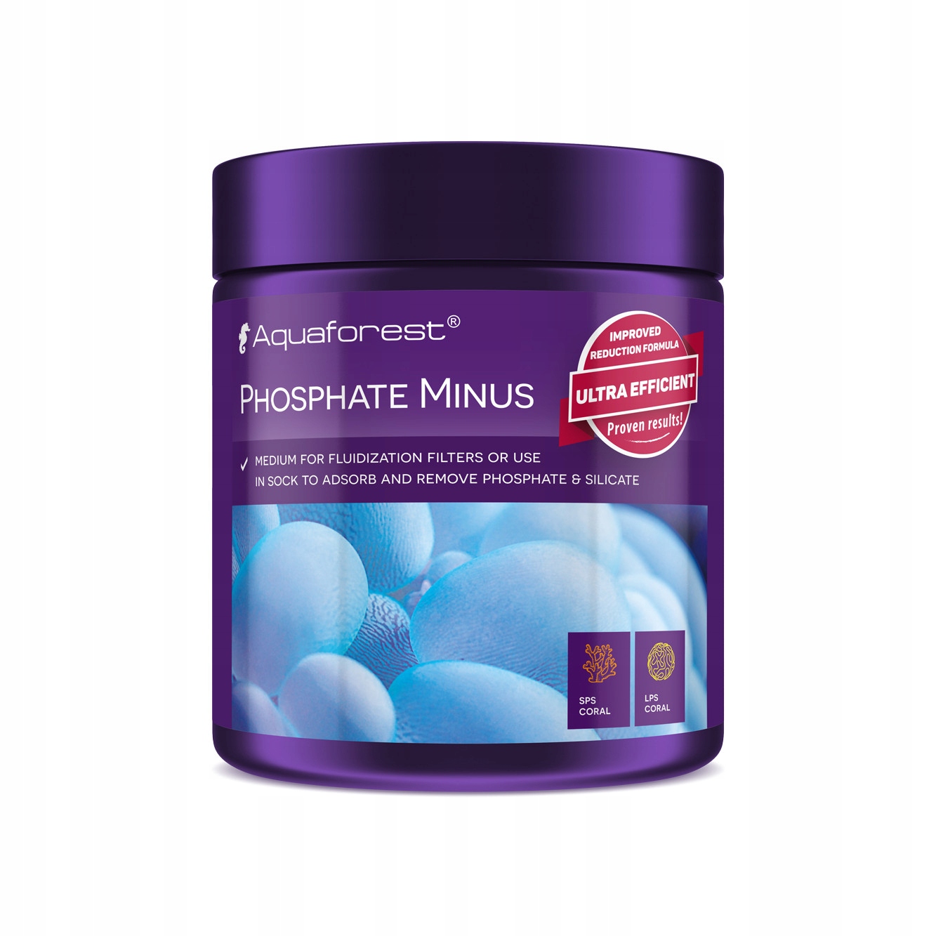 Levně Absorbent Fosfátů A Křemičitanů Pro Mořské Akvárium PO4 Minus 250 ML