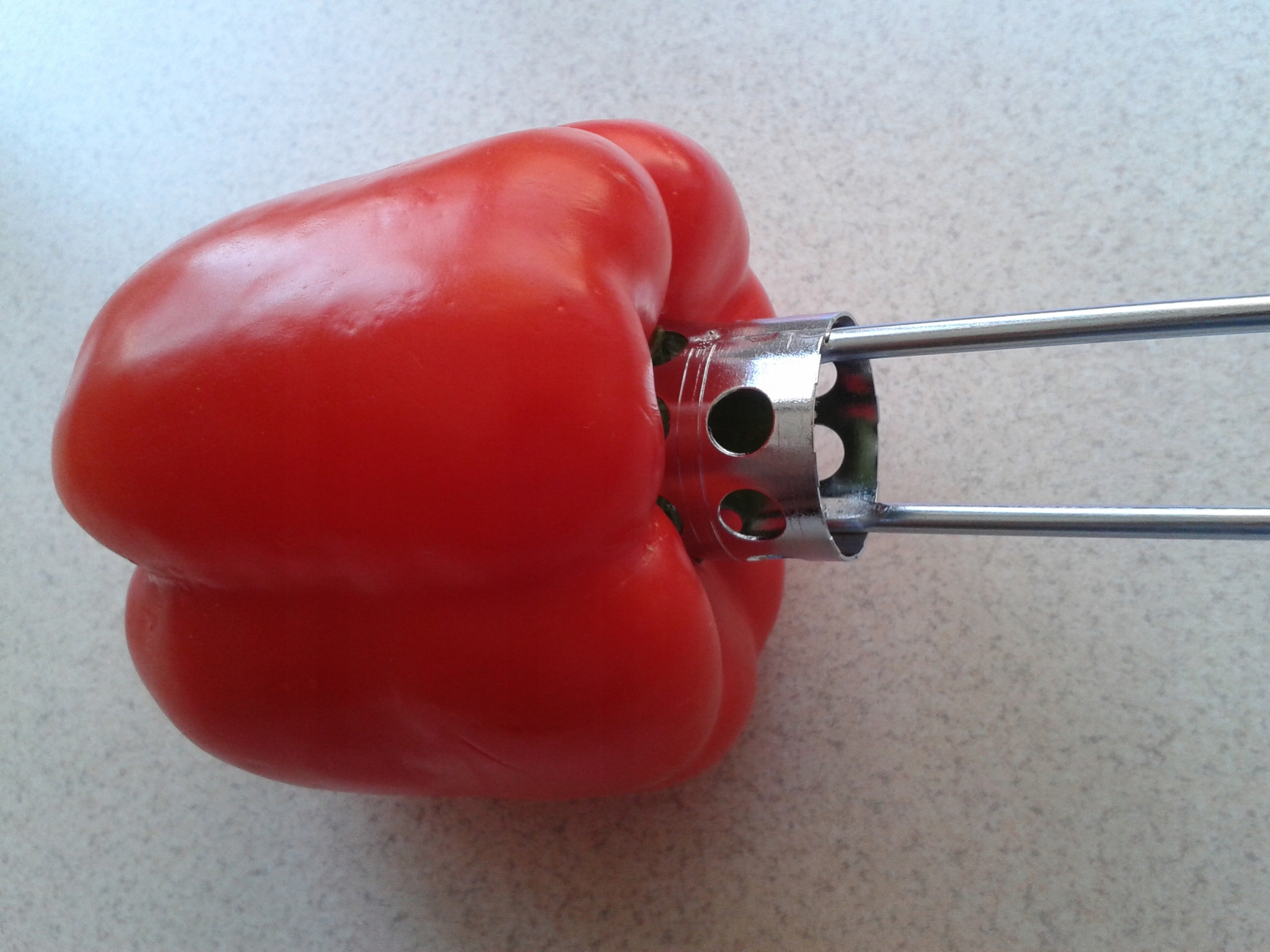 METALOWA DRYLOWNICA MASZYNKA NÓŻ DO PAPRYKI WYKRAWACZ GNIAZD PESTEK #37 Rodzaj ręczna