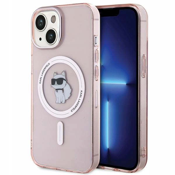 Karl Lagerfeld KLHMP15SHFCCNOP iPhone 15 14 13 6.1" růžový/pink hardcas