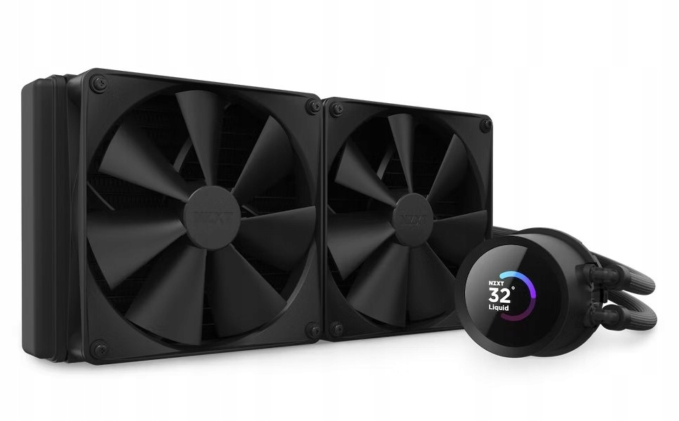 Nzxt vodní chladič Kraken 280 2x140mm fan 4-pin Pwm LCD disp. 6 let