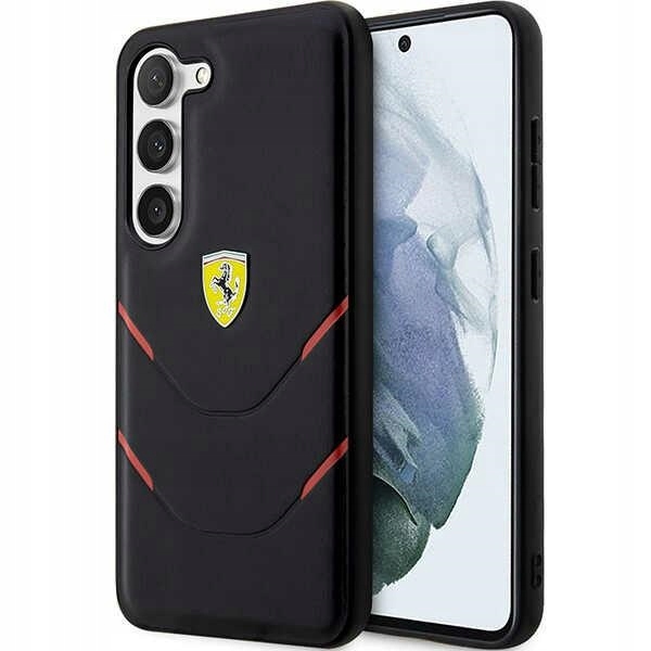 Pouzdro Pro Samsung Galaxy S23+ S916 Ferrari Hot Stamp Lines