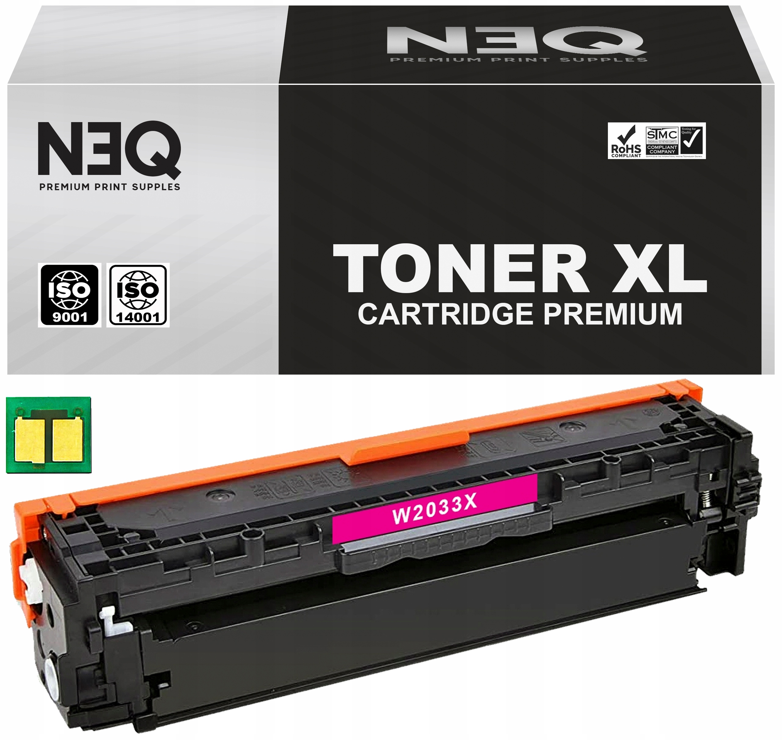 Tonerový Čip pro Hp Color LaserJet Pro M479fdw M479dw M454dn M454dw 415X W2033