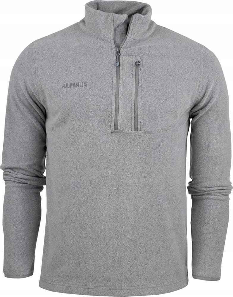 Mikina Fleecová Alpinus Kerkis Rozepínací Šedá vel S