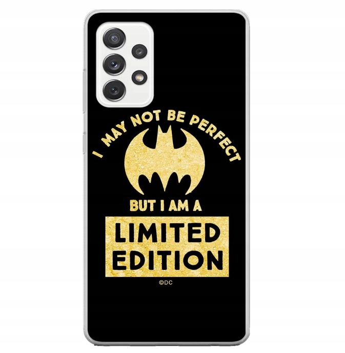 Plecki Etui silikonowe DC Batman Bat Girl do Samsung Galaxy A52 5G czarne