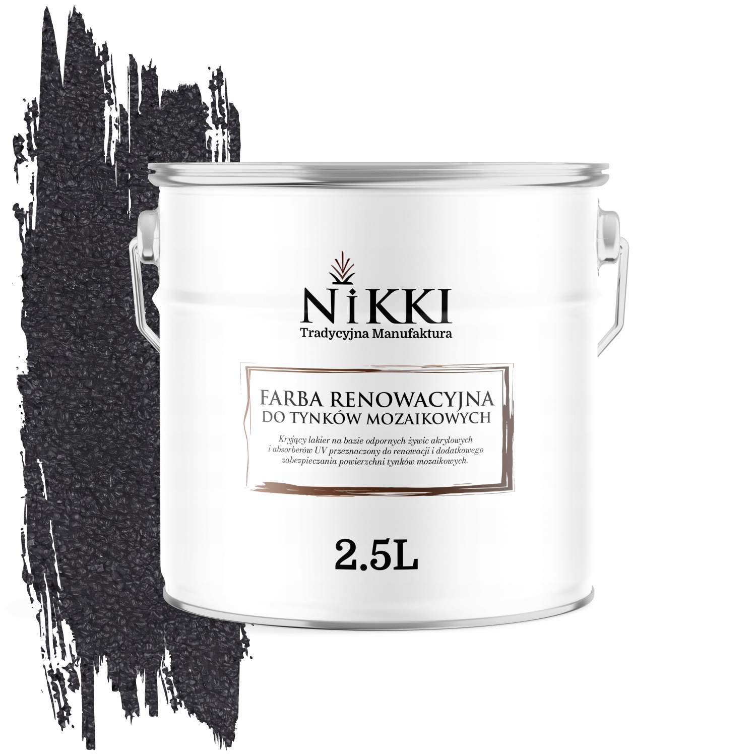 Obnovovacia farba na mozaikovú omietku 2.5L Obnova Šedá Bazaltová RAL7012