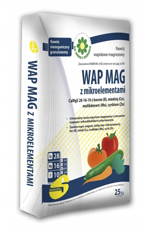 

Wapno granulowane Wap-mag z mikroelementami 25kg