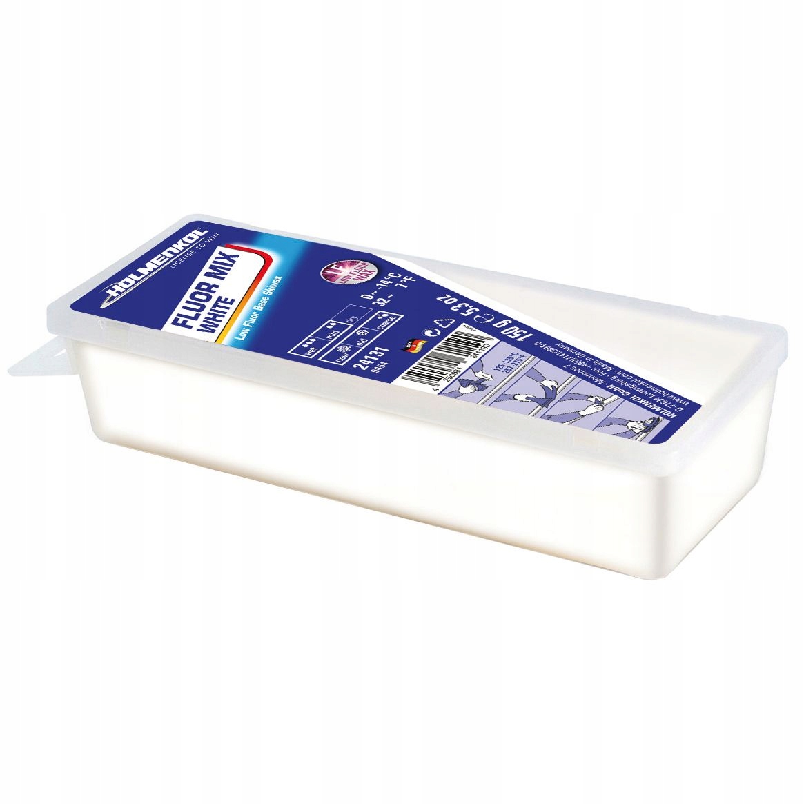 Holmenkol Lyžařský Mazivo Moučka 150G Bílá