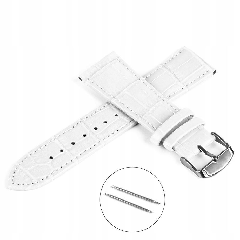 

Pasek Do Zegarka 20MM – Skórzany – Biały – C1 XL