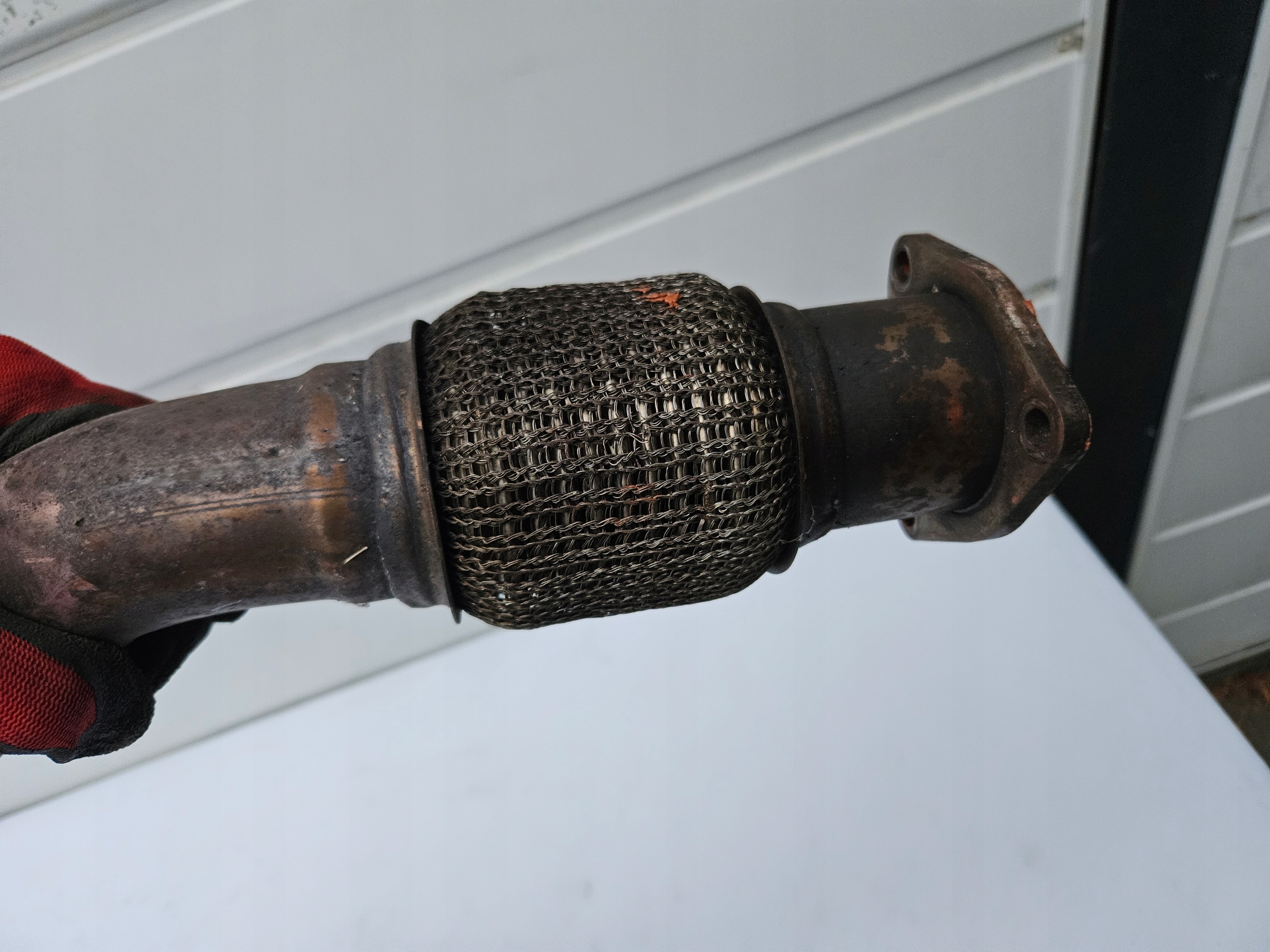 DOWNPIPE muffler, exhaust pipe left AUDI A6 C7 A7 4G 3.0 TFSI