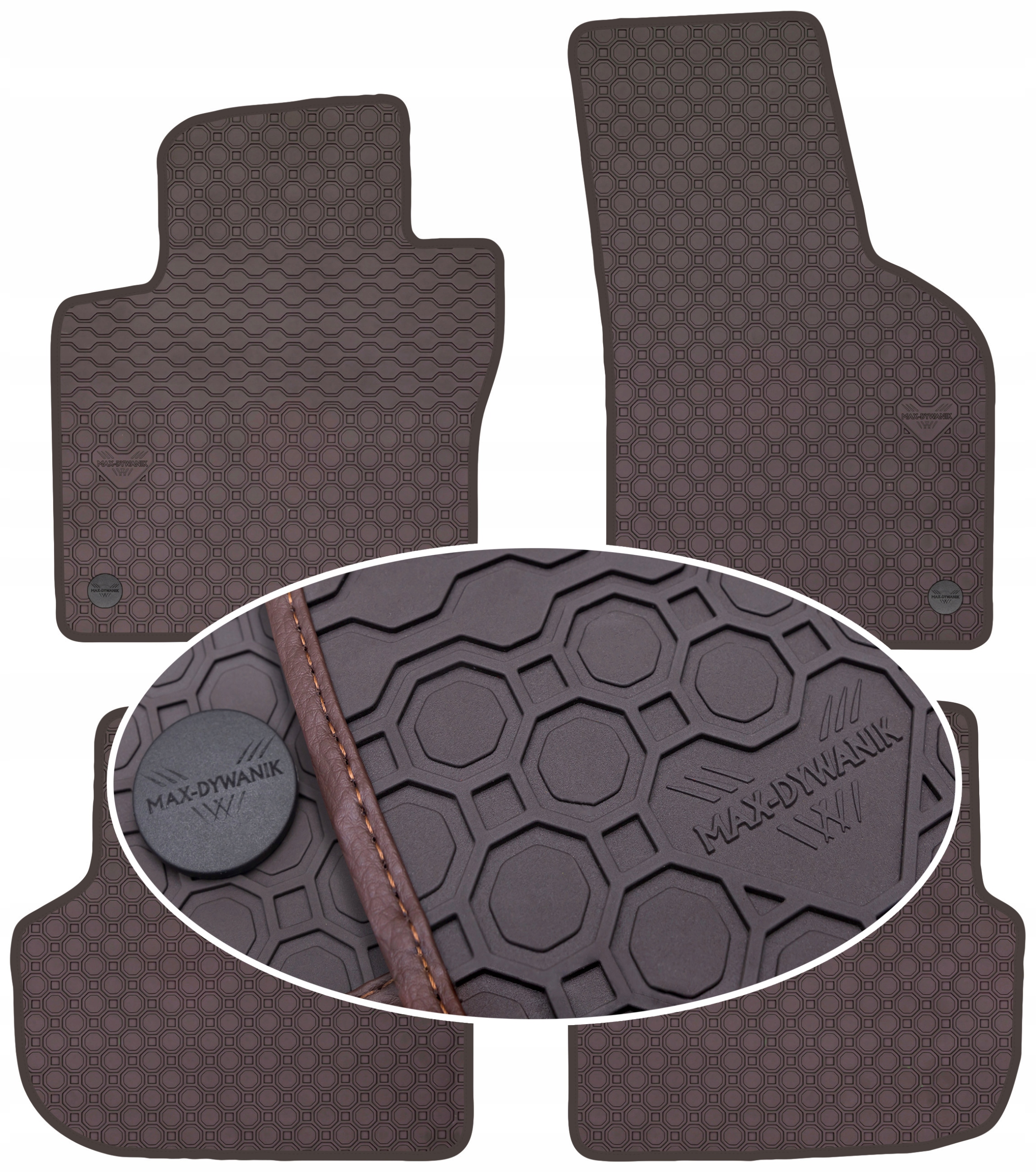 Vw Jetta VI 2011-2018 Koberce Hnedé