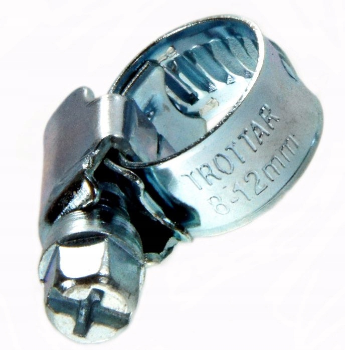 Opaska Zaciskowa Slimakowa 8-12MM Stalowa Ocynkowana