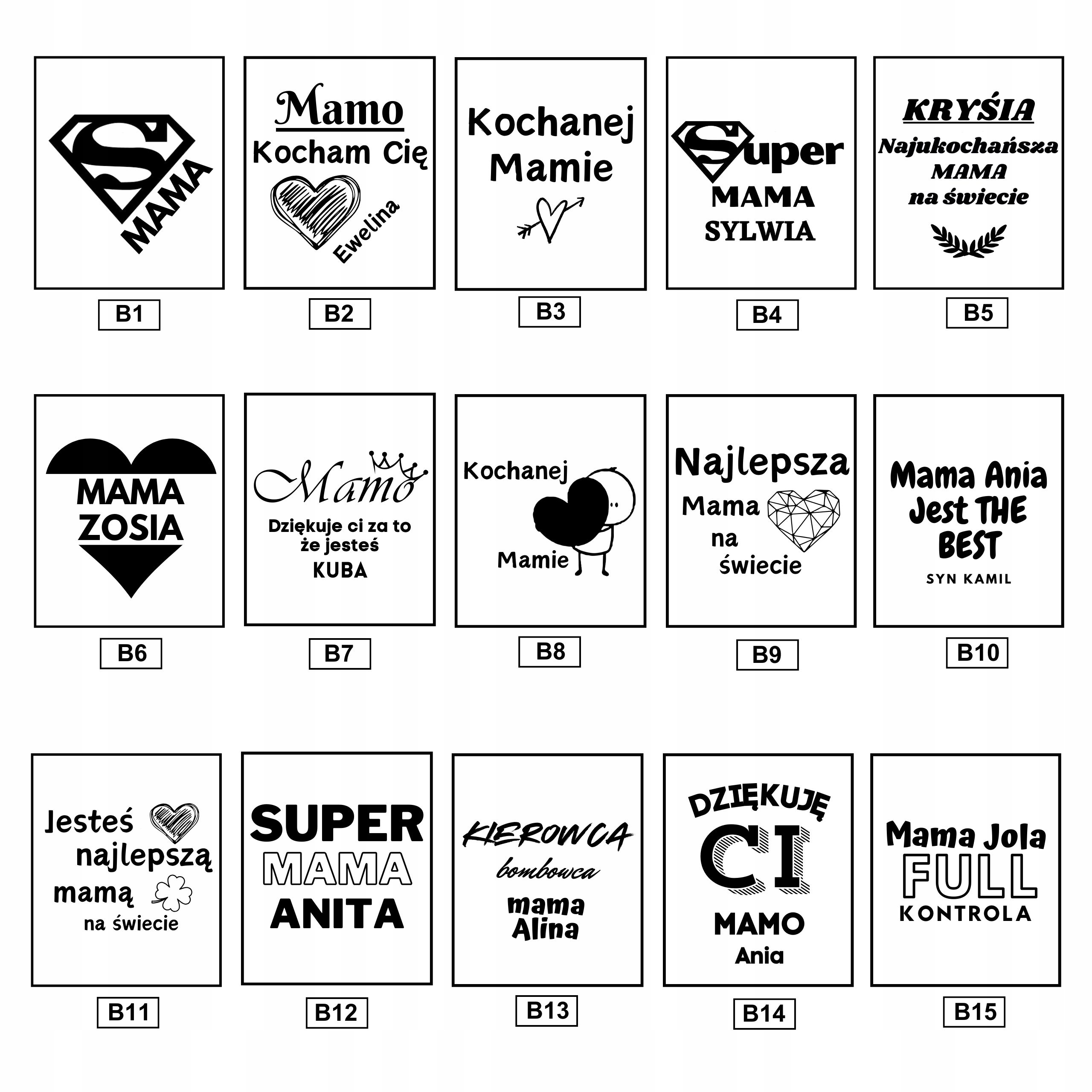 Prezent na dzień Matki dla Mamy Brelok do kluczy Serce z Grawerem Metalowy Kolekcja Dzień Matki Dzień Ojca