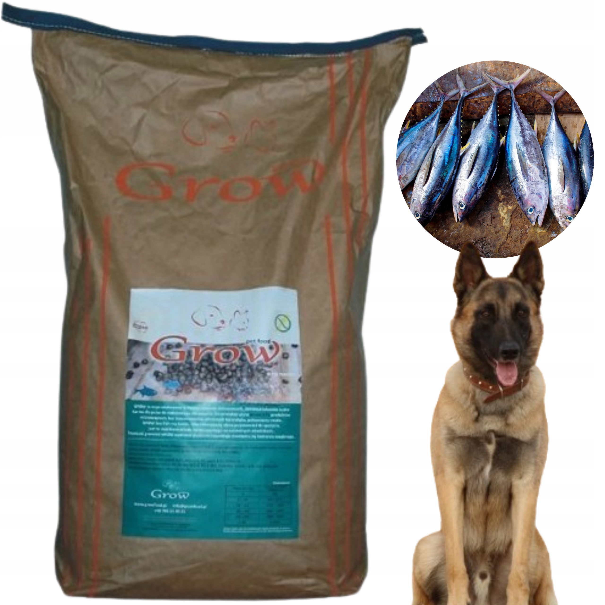 Grow Ryba Mořská Adult Suché Krmivo Suché Krmivo pro psy Adult 14 kg dárek