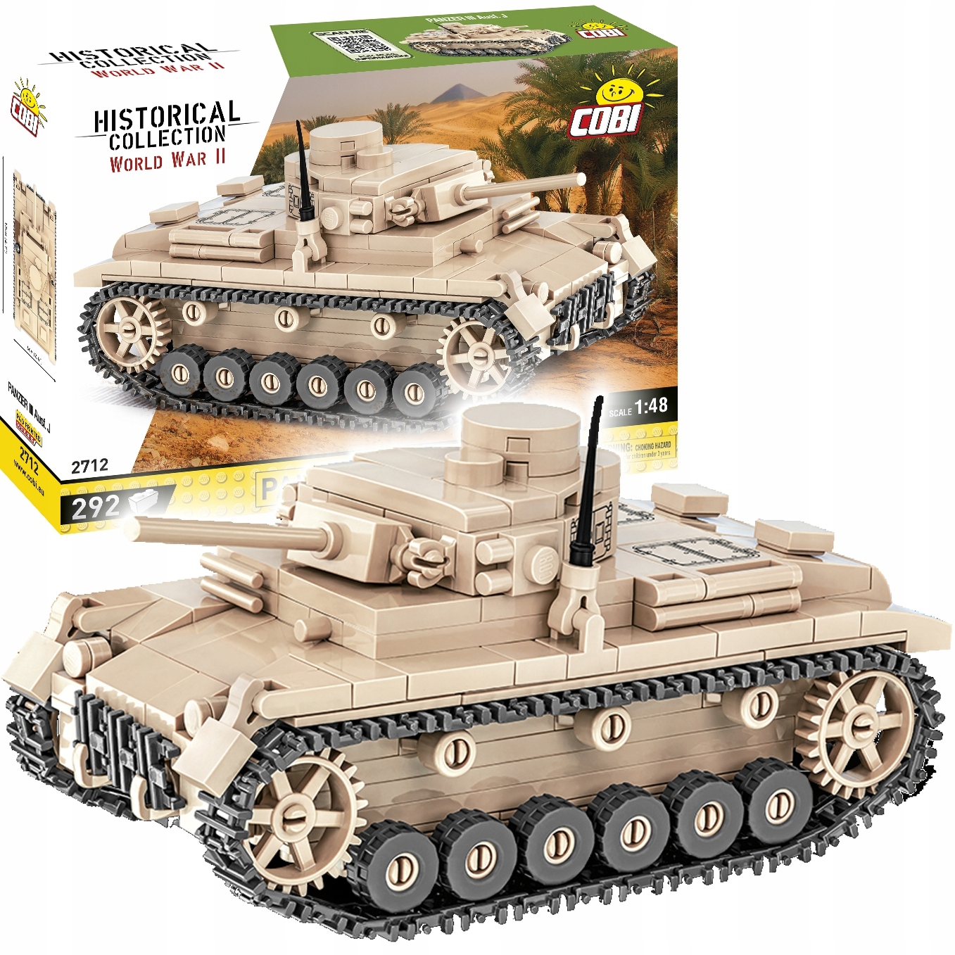 

Cobi 2712 Niemiecki Czołg Panzer III Ausf. J