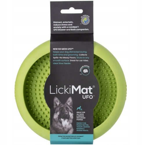 

LickiMat Ufo mata miska z przyssawkami zielona
