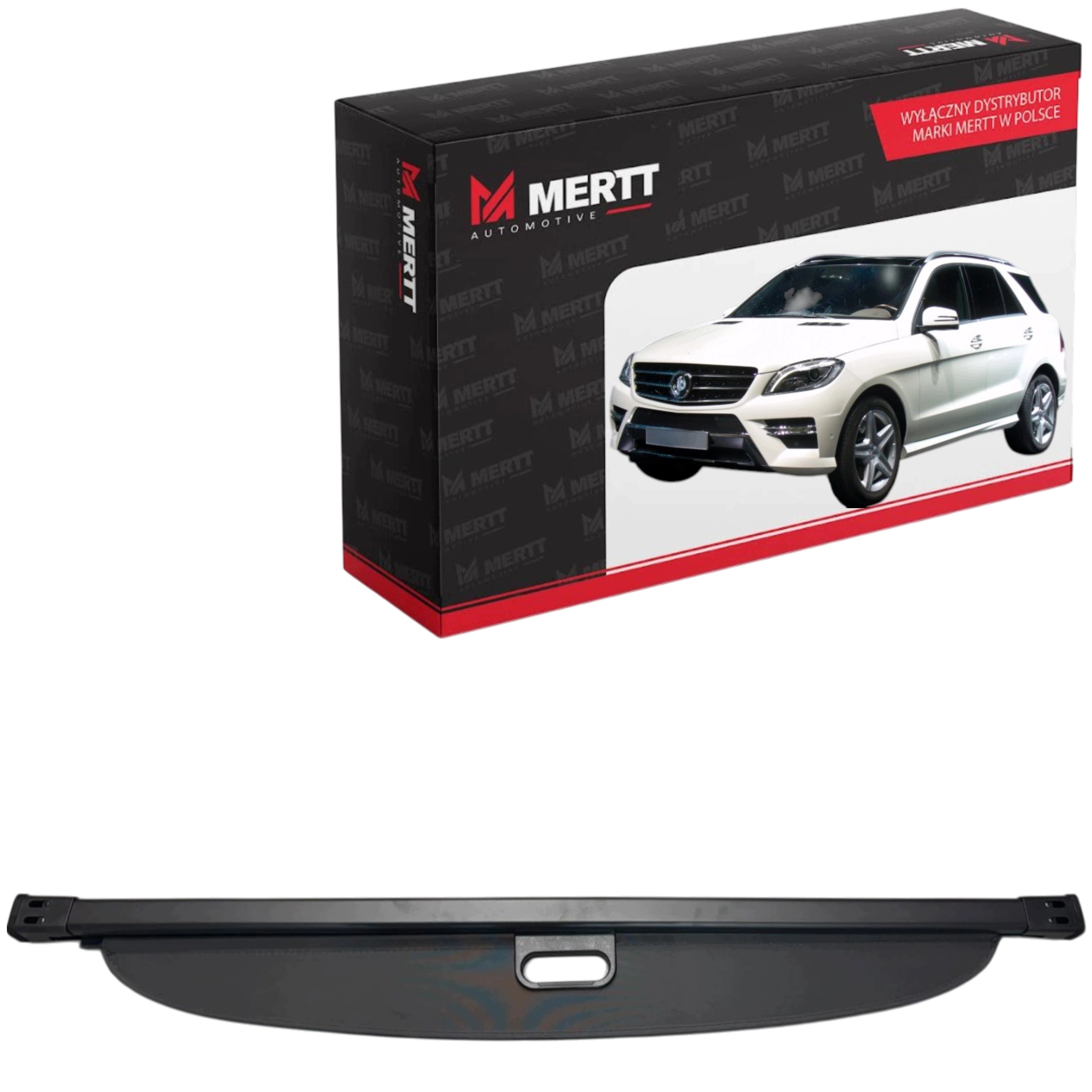 Mercedes ML W166 2011-2015 Roleta Do Zavazadlového Prostoru Krytka Černá