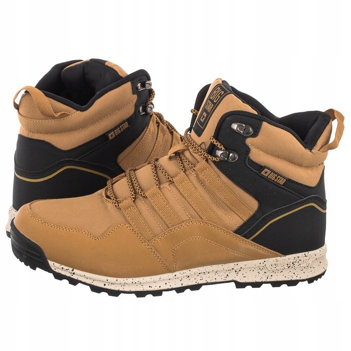 Pánská zimní obuv Big Star Hnědá KK174373