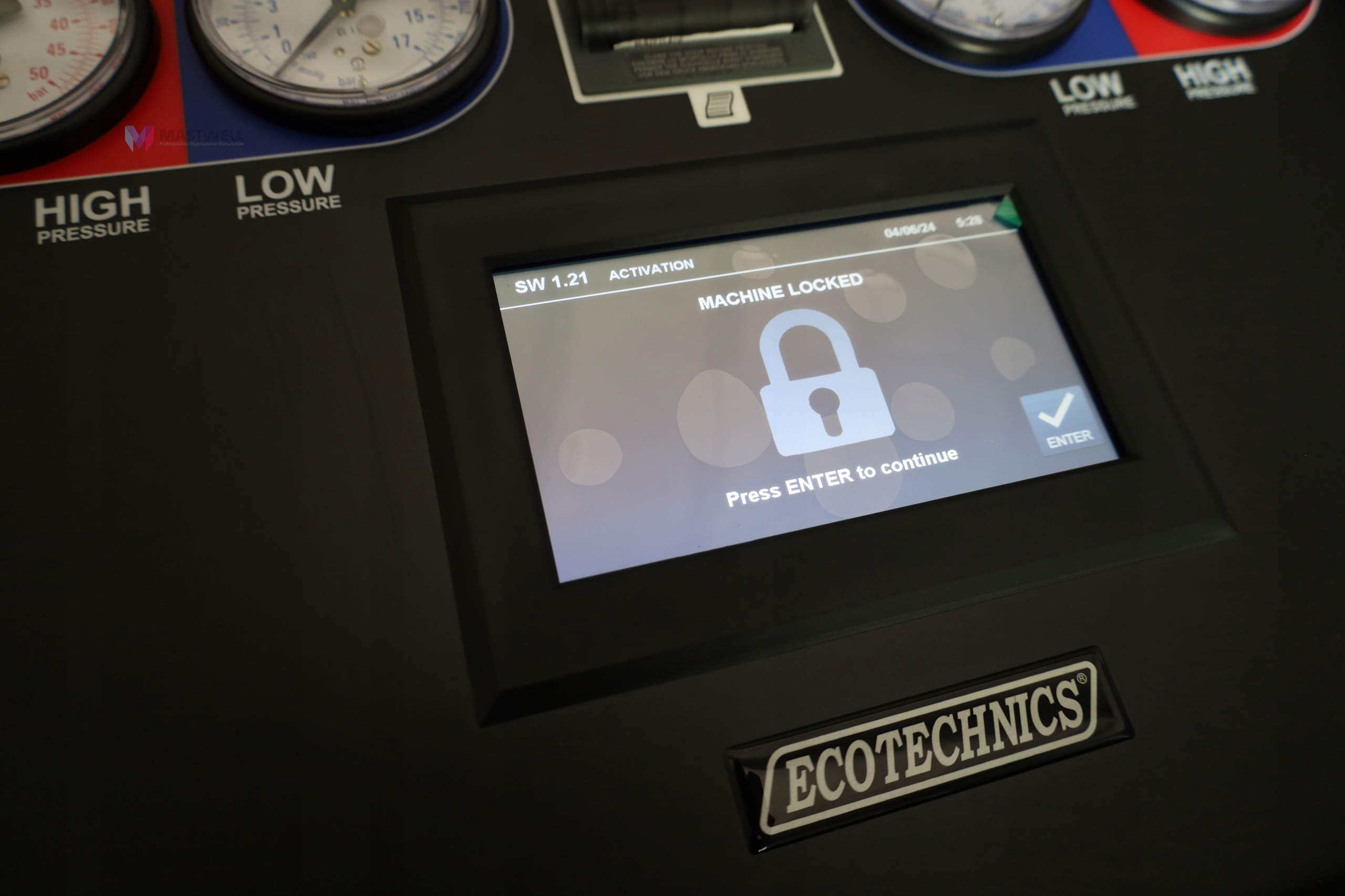 Stacja klimatyzacji automat ECK TWIN 12 PRO SUN BI-GAS R1234YF R134A Pojemność zbiornika 24 kg