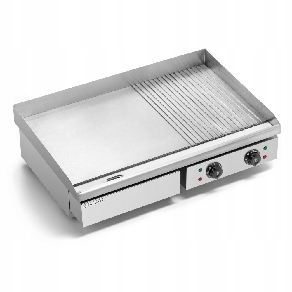 PŁYTA GRILLOWA ELEKTRYCZNA 2/3 GŁADKA 1/3 RYFLOWANA FORGAST FG09104 Marka Forgast