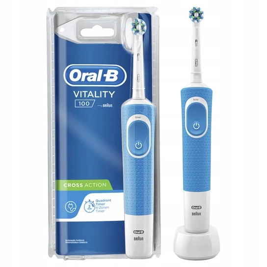 Szczoteczka Braun Oral-B Vitality 100 Cross Action niebieska Cls