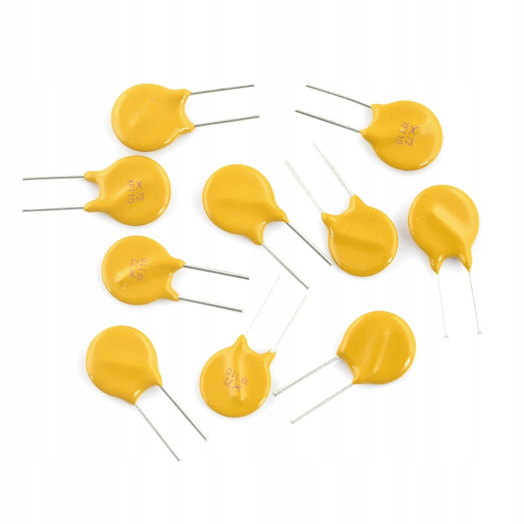 

Bezpiecznik polimerowy 72V/1,1A raster 5,1mm 10szt