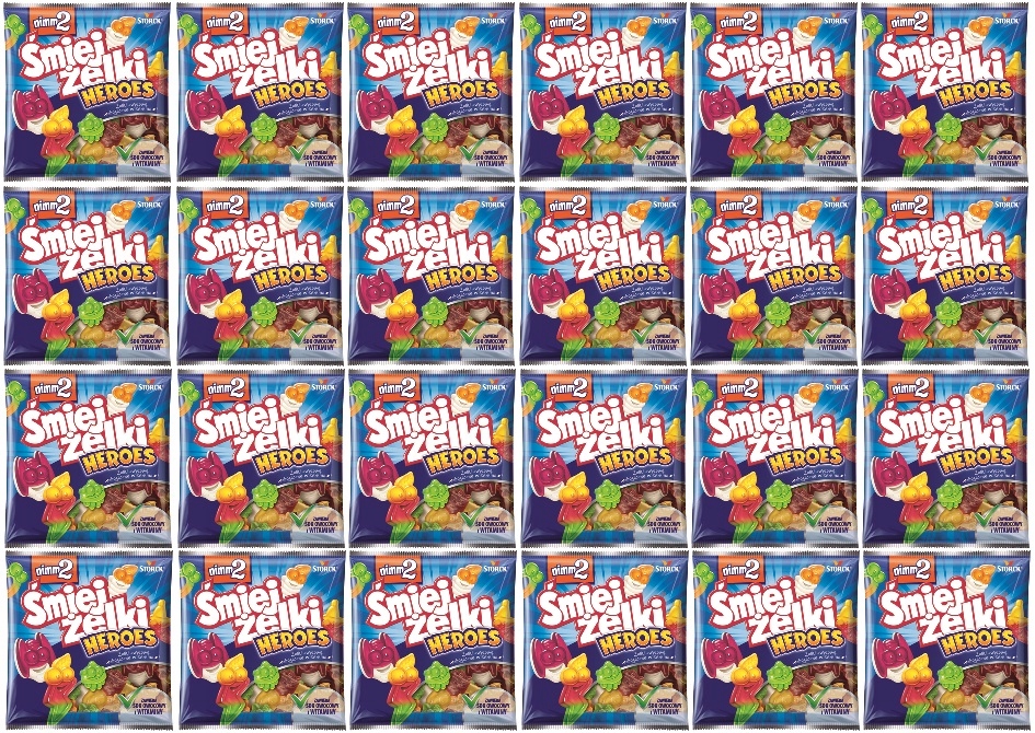 24x 90g NIMM2 Śmiejżelki Heroes Karton