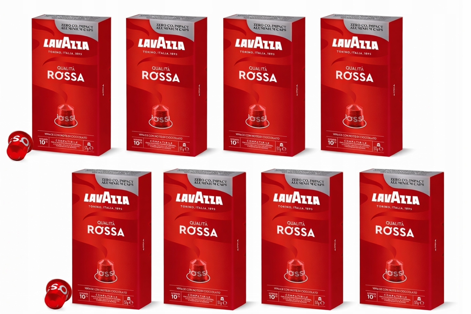 Kapsle pro Nespresso Lavazza Qualita Rossa 80 ks