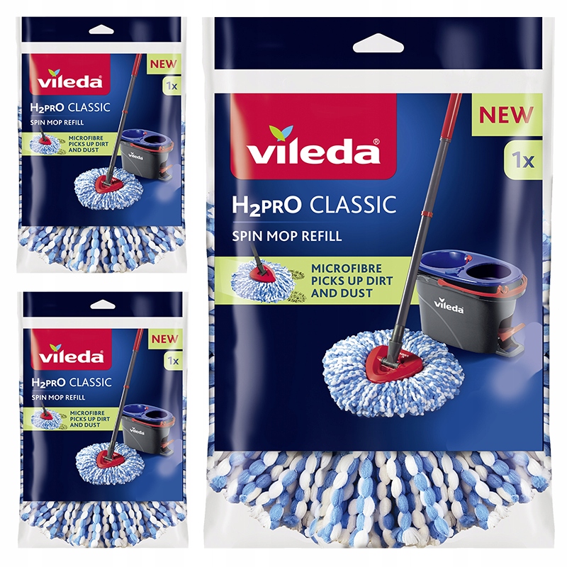 Levně Vložka do mopu Vileda H2prO 3 ks