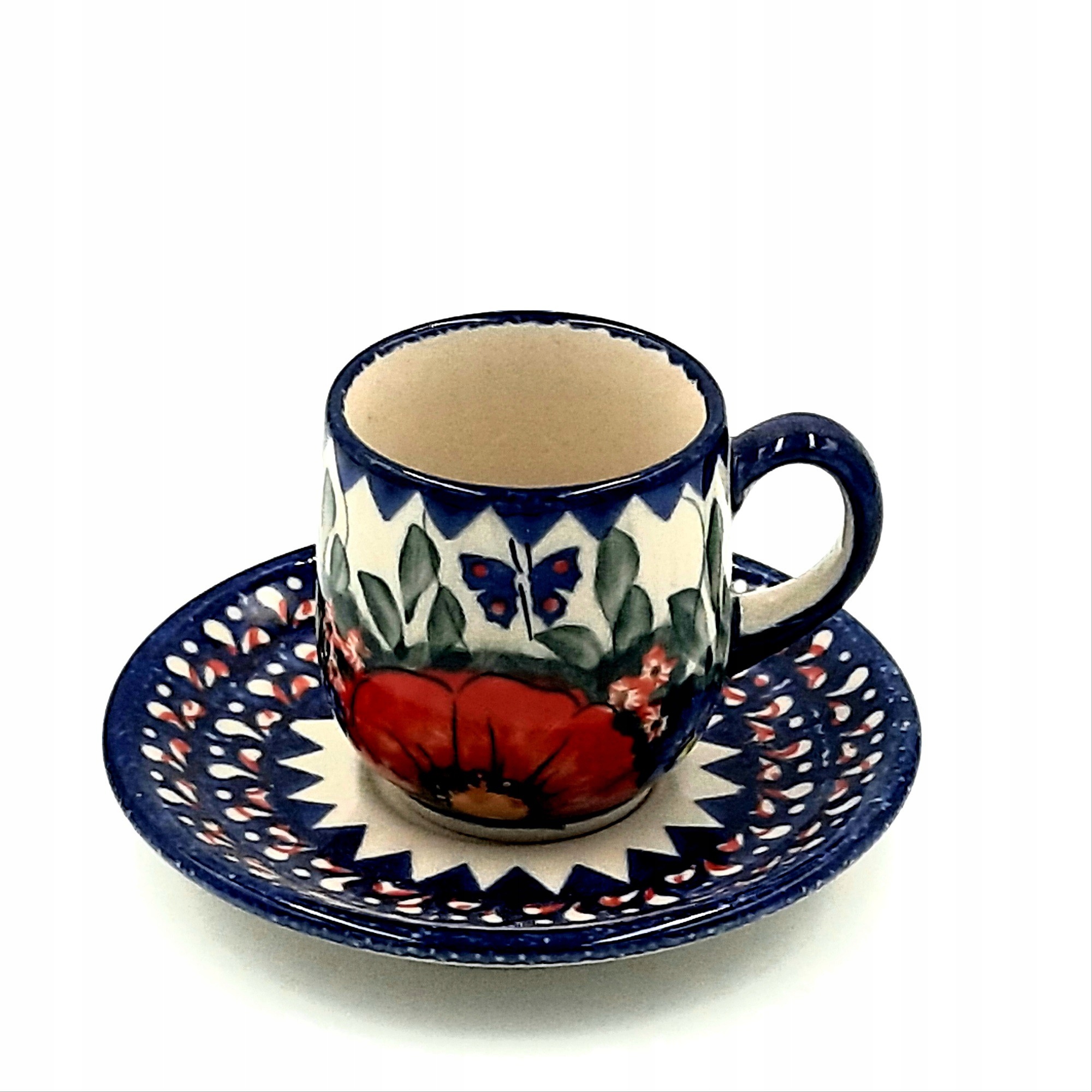 FILIŻANKA DO ESPRESSO V:0,1L UNIKAT BOLESŁAWIEC